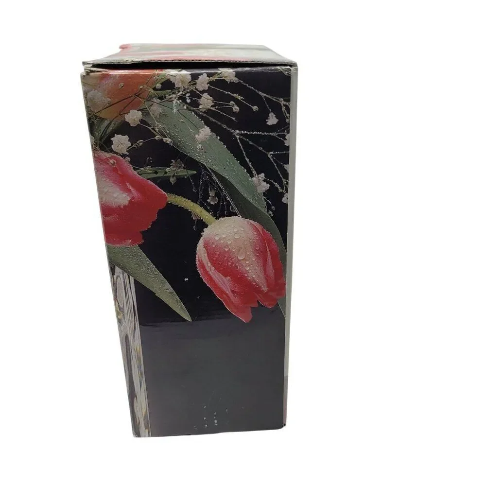 Vintage 70s Studio Nova Crystal‎ Vase Ripple Wave Heavyweight Glass 8 1/2"  Gift - Picture 9 of 15